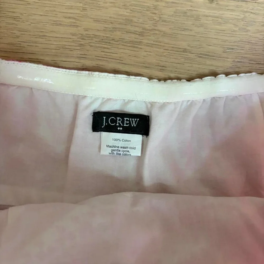 J. Crew Paisley Cotton Tube Top